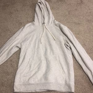 Plain white hoodie